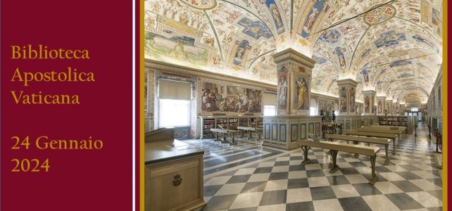 Biblioteca Apostolica Vaticana | Conferenza 24 gennaio 2024